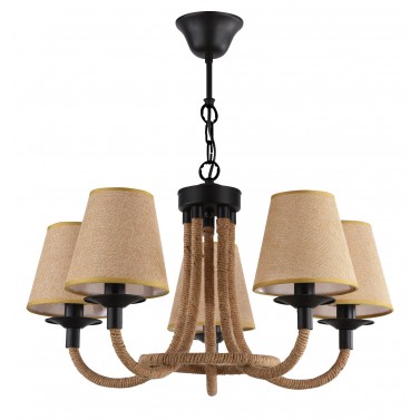 Люстра FR4402-PL-05-GB Corda Loft Freya