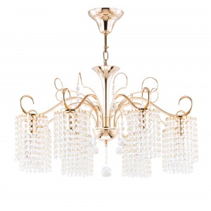 Люстра FR1127-PL-08-G Leona Crystal Freya