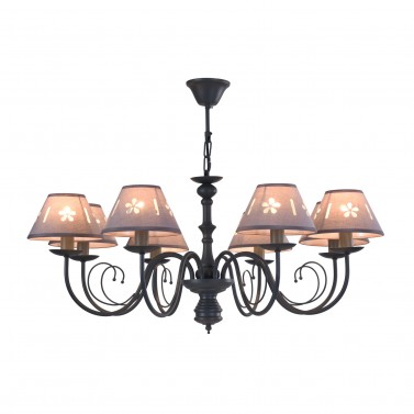 Люстра FR2537PL-08GR Emily Classic Freya