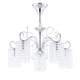 Люстра FR1127-PL-05-CH Leona Crystal Freya