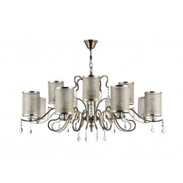 Люстра FR2300-PL-12-BZ Faust Classic Freya