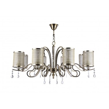 Люстра FR2300-PL-08-BZ Faust Classic Freya