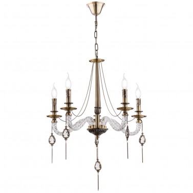 Люстра FR2007PL-05BZ Charis Classic Freya