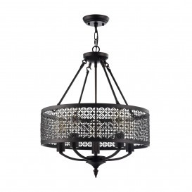 Люстра FR4166-PL-05C-BL Conte Loft Freya