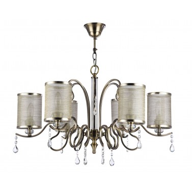 Люстра FR2300-PL-06-BZ Faust Classic Freya