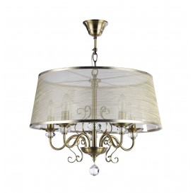 Люстра FR2405-PL-05C-BZ Driana Classic Freya