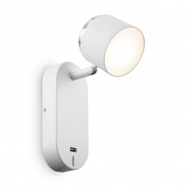 Настенный светильник (бра) FR10004WL-L4W PointFour LED Market Freya