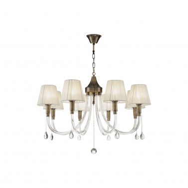 Люстра FR2010PL-08BZ Betty Classic Freya