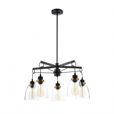 Люстра FR4167-PL-05-BL Louise Loft Freya