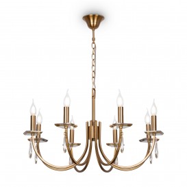 Люстра FR1006PL-08G Forte Crystal Freya